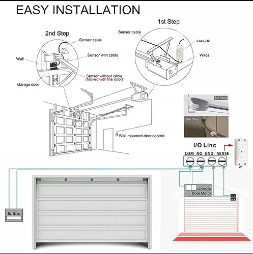 Smart WiFi Garage Door Opener Controller — Keypads & Remotes, Yitouniu