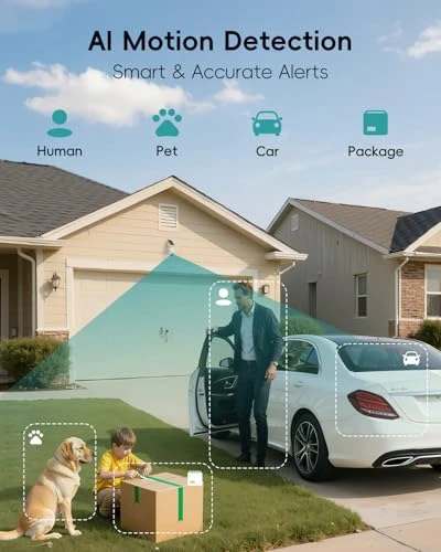 Solar Security Camera Wireless Outdoor — Dome Surveillance Cameras, ZUMIMALL