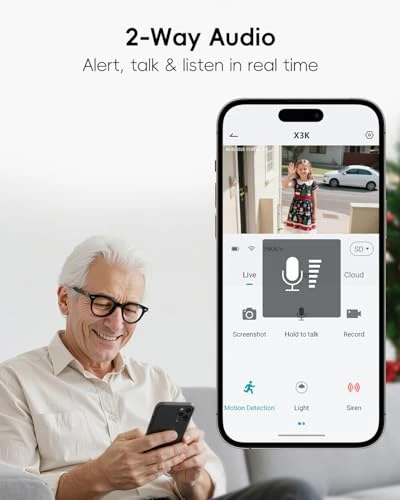 Solar Security Camera Wireless Outdoor — Dome Surveillance Cameras, ZUMIMALL