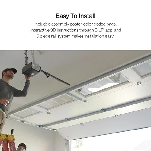 StealthDrive Smartphone-Controlled Belt Drive Garage Door Opener — Opener Systems, Genie