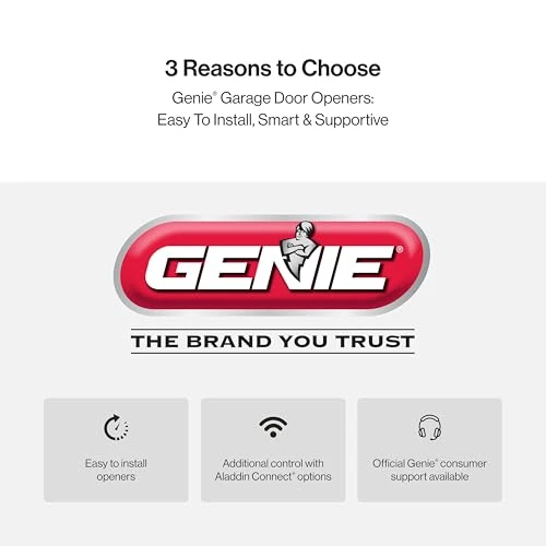 StealthDrive Smartphone-Controlled Belt Drive Garage Door Opener — Opener Systems, Genie
