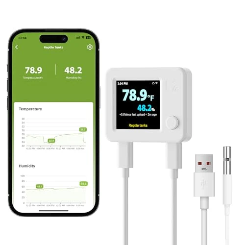 WiFi Reptile Hygrometer Indoor Thermometer — Hygrometers, MOCREO