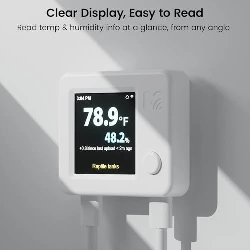 WiFi Reptile Hygrometer Indoor Thermometer — Hygrometers, MOCREO