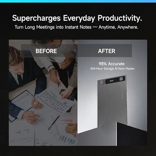AI Voice Recorder with Transcription and Summary — Voice Recognition & Productivity Software, Mobvoi