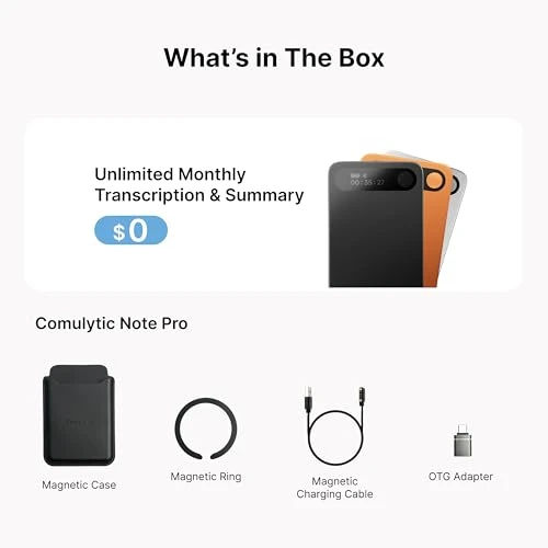 AI Voice Recorder with Unlimited Transcription & Summarize — Voice Recognition & Productivity Software, Comulytic
