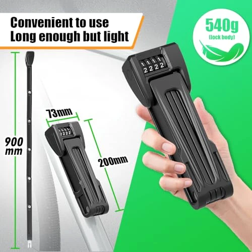 Bike Lock with Apple AirTag Holder — Chain, RBRL