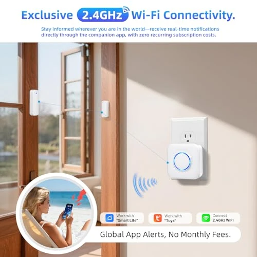 Door Sensor Chime with App Alerts — Kits, Satisure
