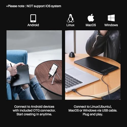 Drawing Tablet — Styluses & Digital Pens, Huion