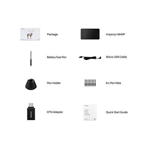 Drawing Tablet — Styluses & Digital Pens, Huion