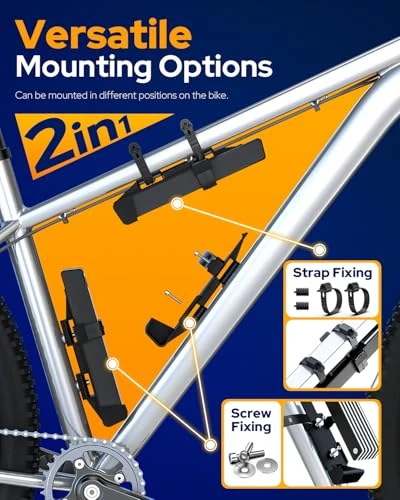 Folding Bike Lock with Hidden AirTag Mount — U-Lock, VICTGOAL