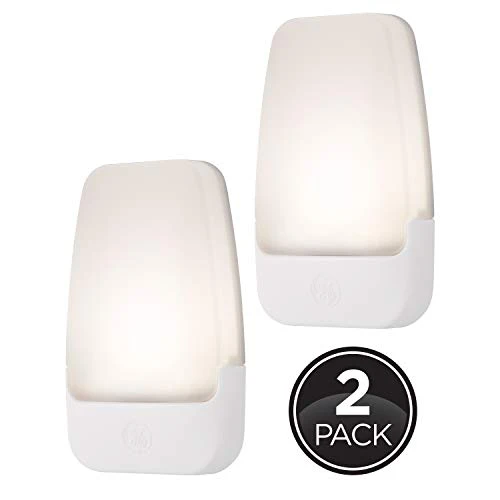 LED Night Light, Plug-in, Dusk to Dawn Sensor, Warm White, 2 Pack — Night Lights, GE