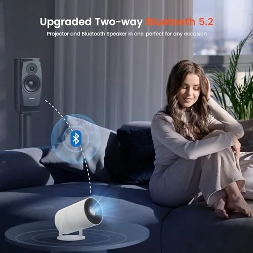 Mini Projector with WiFi and Bluetooth — Home Theater Projectors, WISHOLY