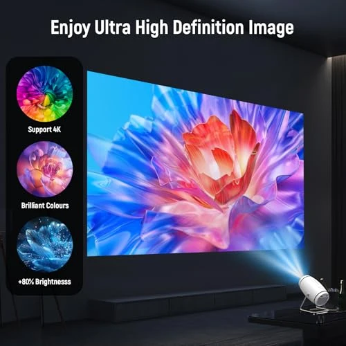 Mini Projector with WiFi and Bluetooth — Home Theater Projectors, Pisodawn