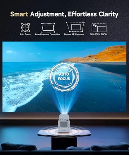 Mini Smart Projector with Auto Focus and 1080P Resolution — Home Theater Projectors, Magcubic