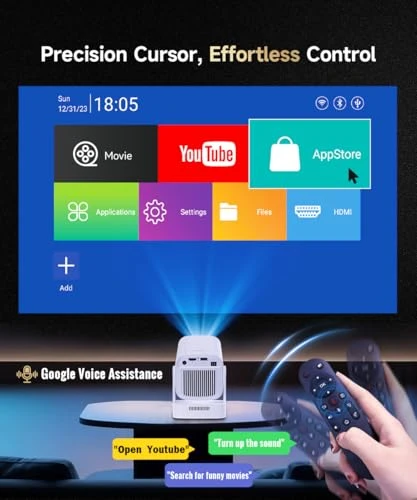 Mini Smart Projector with Auto Focus and 1080P Resolution — Home Theater Projectors, Magcubic