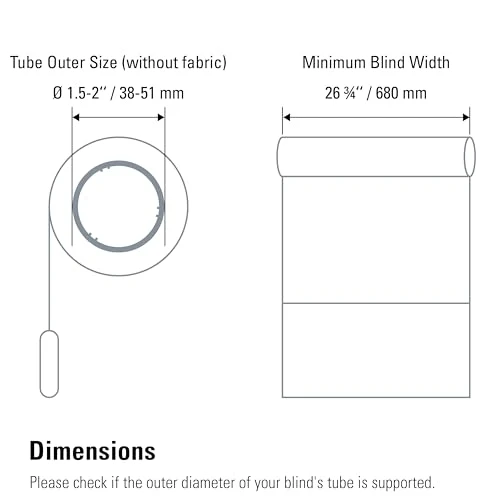 MotionBlinds Upgrade Kit for Roller Blinds — Smart Home Modules, EVE