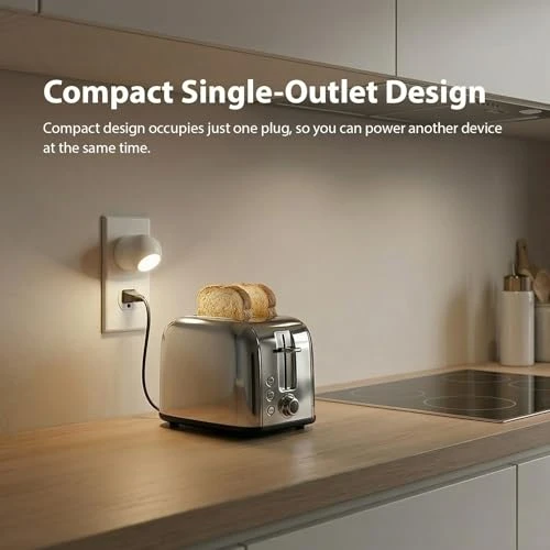 Night Light Plug-in Smart Sensor Directional Lamp with Rotating Head — Night Lights, WhilsTec