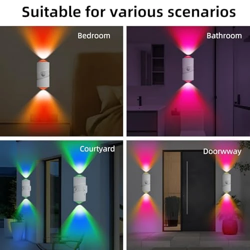 Rechargeable RGB Motion Sensor Night Light — Night Lights, XXMANX
