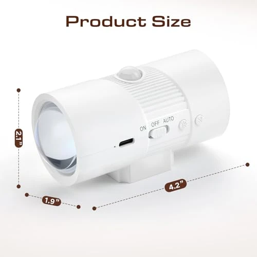 Rechargeable RGB Motion Sensor Night Light — Night Lights, XXMANX