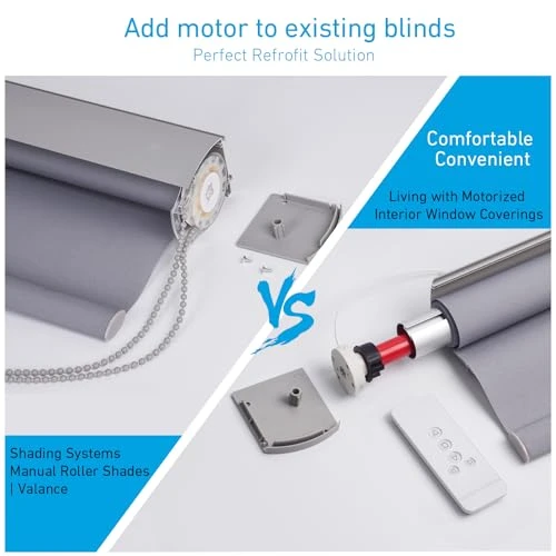 Rechargeable Wireless Tubular Roller Shade Motor Kit — Roller, Rollerhouse