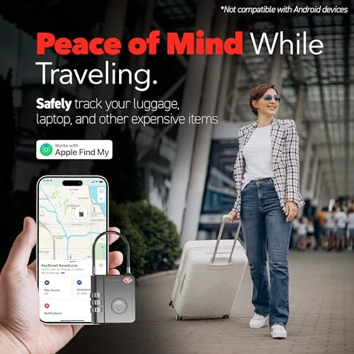 Smart Tracking Luggage Lock — Luggage Locks, KeySmart