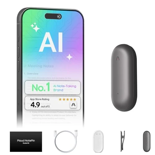 Voice Recorder with AI Notetaker and Transcription — Portable Audio Recorders, Plaud