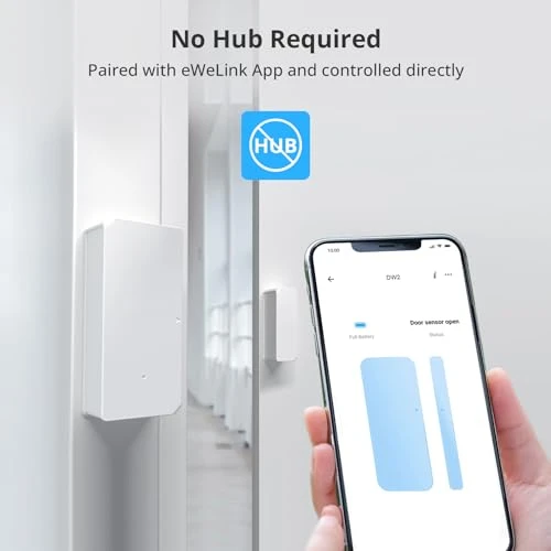 Wi-Fi Wireless Door Window Sensor — Smart Home Security, Sonoff