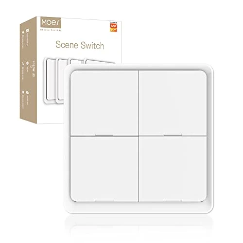 Wireless Smart Scene Switch Button — Dimmer Switches, MOES