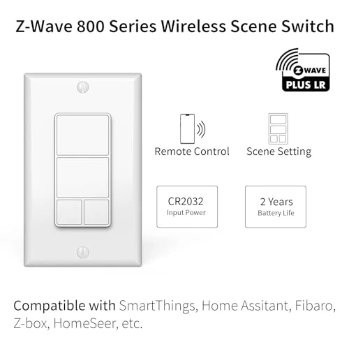 Z-Wave Scene Controller — Smart Motion Sensors, Minoston