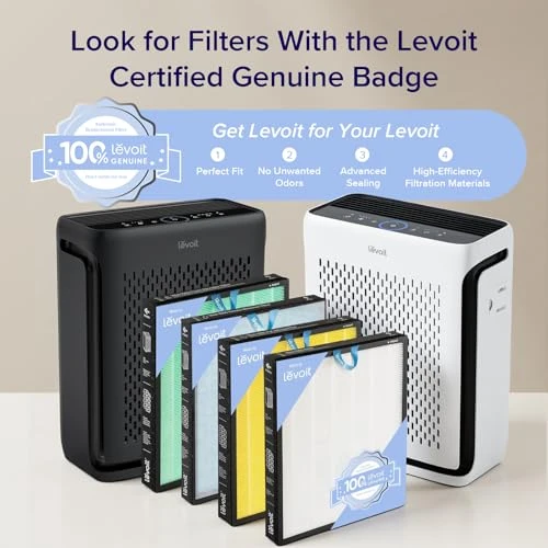 Air Purifier for Home Large Room — Activated Carbon Air Purifiers, LEVOIT