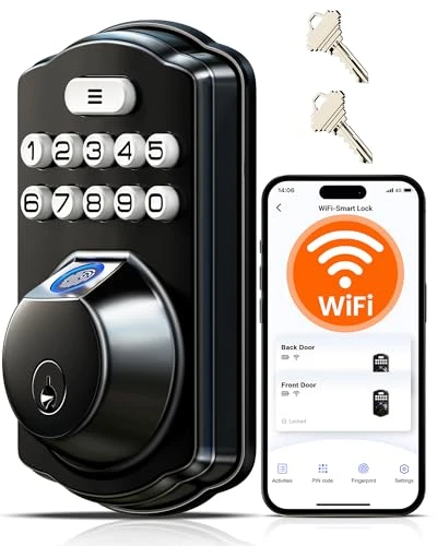Built-in WiFi Fingerprint Smart Lock — Deadbolts, Veise