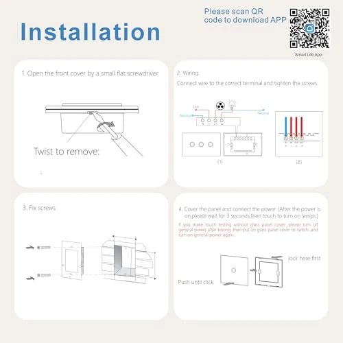 Ceiling Fan and Light Switch — Ceiling Fan Wall Controls, ZINDRA