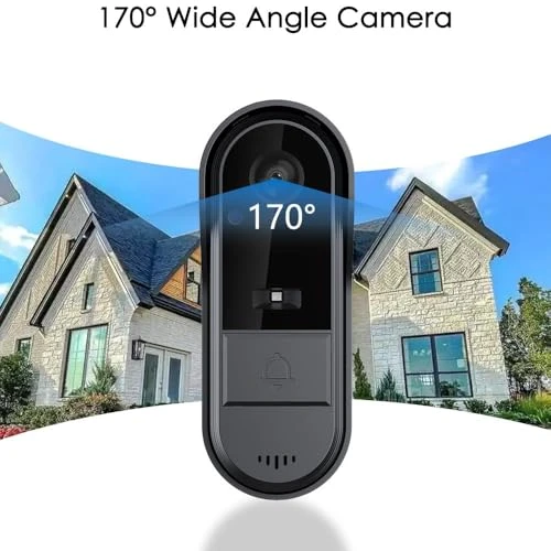 Doorbell Camera with Monitor — Smart Home Security, TKMARS