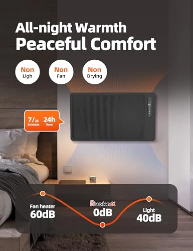 Energy Efficient Mica Infrared Space Heater for Large Room Indoor Use — Portable Heating Solutions, Hauxionex