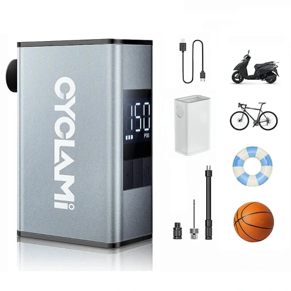 Mini Electric Bicycle Air Pump — Inflation Devices, CYCLAMI