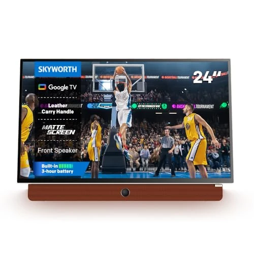 Portable Smart TV with Battery — Television, Skyworth