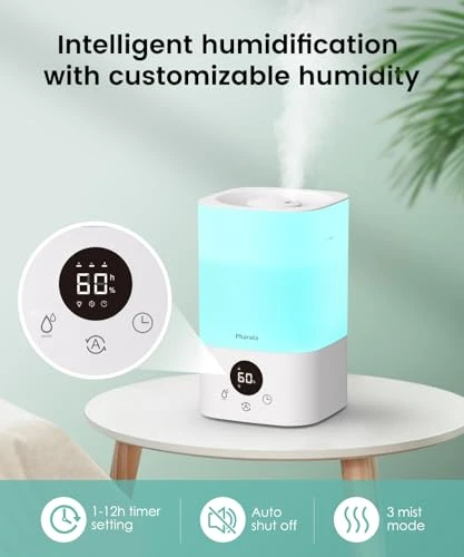 Smart Humidifier with Customizable Humidity Control — Air Moisturizers, Pharata