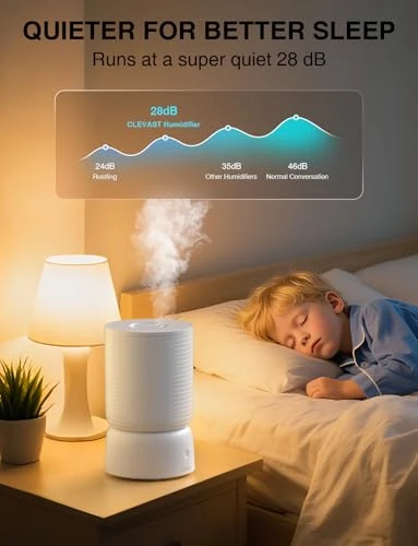 Smart Humidifier with Essential Oil Diffuser — Air Moisturizers, CLEVAST