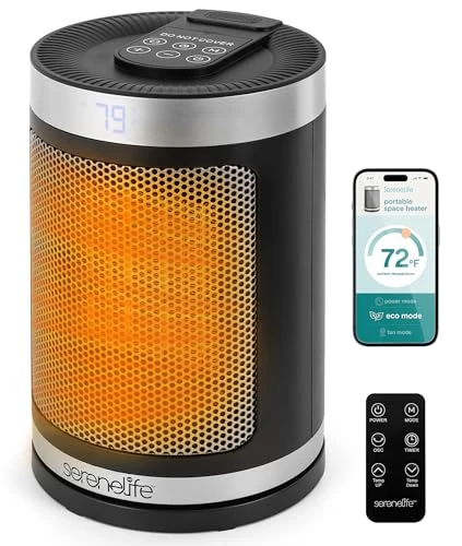 Smart Space Heater — Portable Heating Solutions, SereneLife