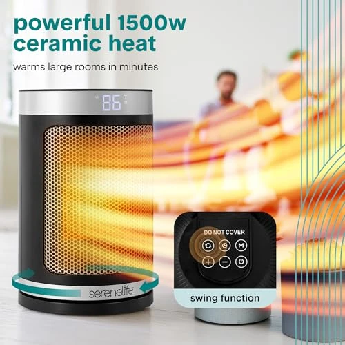Smart Space Heater — Portable Heating Solutions, SereneLife
