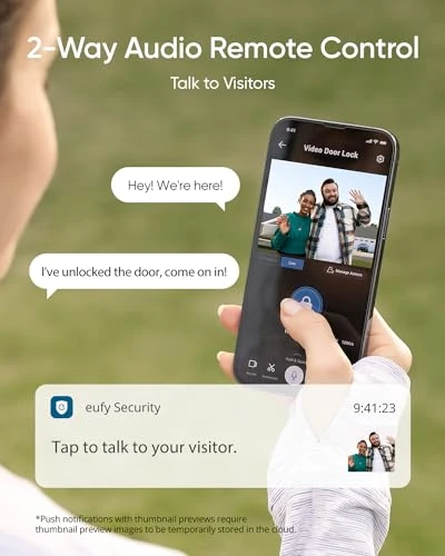 Video Smart Lock with Camera, Doorbell, and Fingerprint Keyless Entry — Smart Home Security, eufy Security