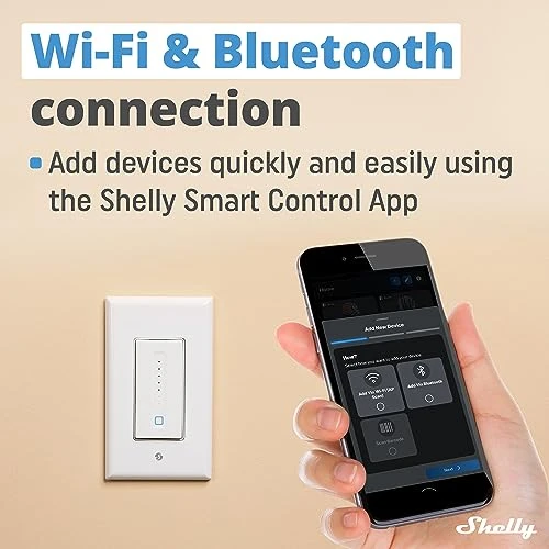 Wall Dimmer Switch — Dimmer Switches, Shelly