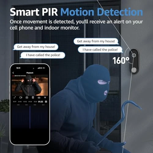 Wireless Smart Video Doorbell System — Smart Home Security, WISDOM VIEW