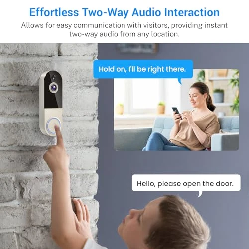 Wireless Video Doorbell Camera — Security Cameras, Lunelyx