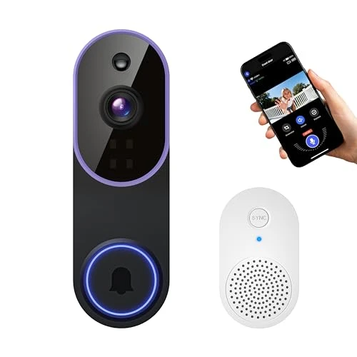 Wireless Video Doorbell Camera — Smart Home Security, OrbiFira