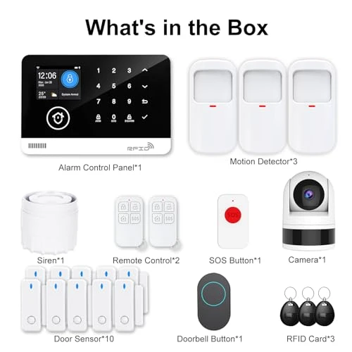Wireless WiFi/GSM Home Security System with Camera — Smart Home Security, Banivigx