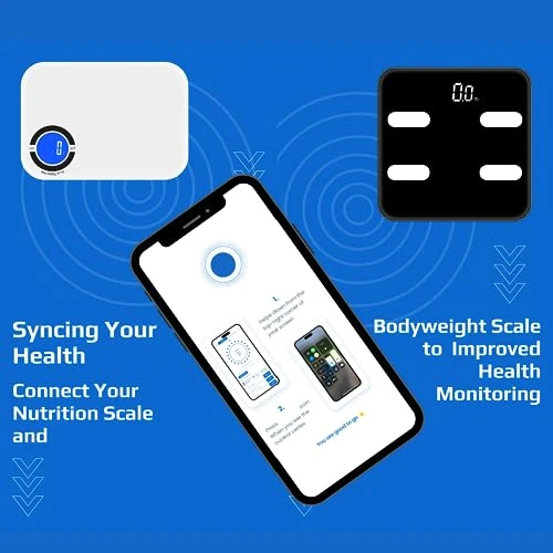 Digital Kitchen Food Scale with App — Weight Management Tools, NEXTLEVEL FIT