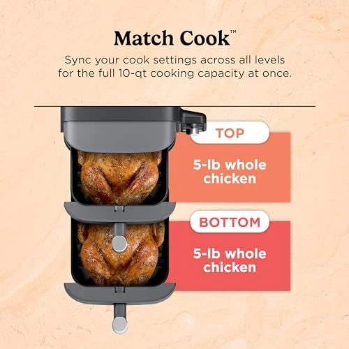 DoubleStack XL 2-Basket Air Fryer — Air Fryers, Ninja