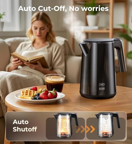 Electric Kettle with 7 Temperature Settings and Keep-Warm Function — Kettles & Tea Machines, ZKBHOME