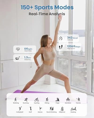 Health Fitness & Activity Tracker — Wearable Accessories, PJIVE